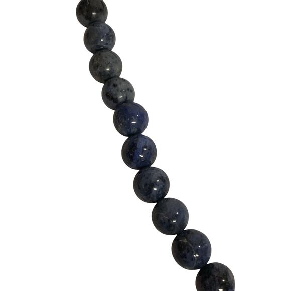 Native Artist D. Troutman Butterfly Necklace Violet Blue Beads & Amethyst Eyes - Picture 4 of 13